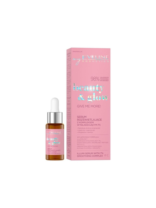 Eveline Beauty & Glow Gime Me More! Illuminating face Serum with smoothing complex 18 ml