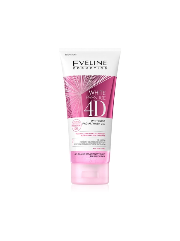 Eveline White Prestige 4D whitening face wash gel 200 ml