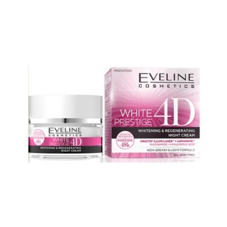 Eveline White Prestige 4D intensively whitening night face cream 50 ml