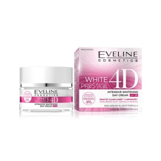 Eveline White Prestige 4D intensywnie wybielający Krem do twarzy na dzień 50 ml