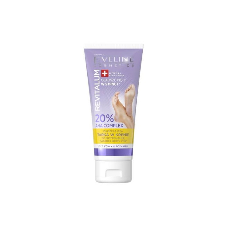 Eveline Revitalum 20% złuszczająca Tarka w Kremie do stóp AHA Complex 75 ml