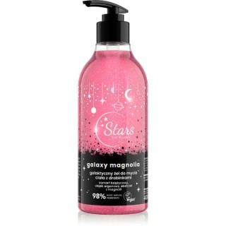 Stars from The Stars Galaxy Magnolia galactic body wash gel with particles 400 ml