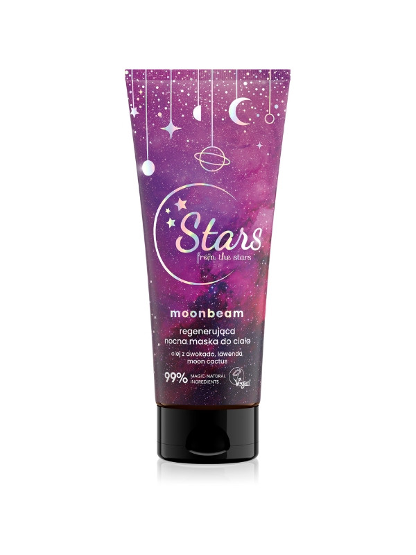 Stars from The Stars Moonbeam regenerująca nocna Maska do ciała 200 ml