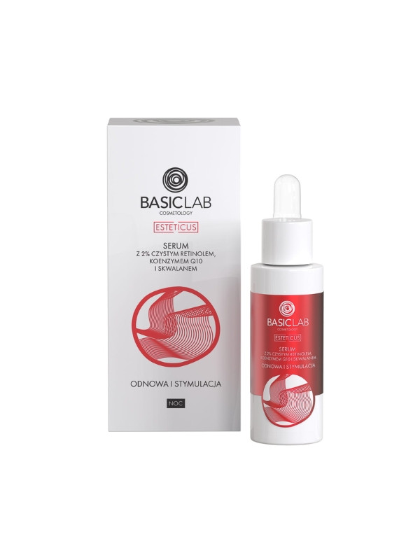 BasicLab Esteticus Serum do twarzy z czystym Retinolem 2% 30 ml