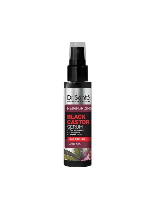 Dr. Santé Black Castor Oil wzmacniające Serum do włosów z Olejem rycynowym 150 ml