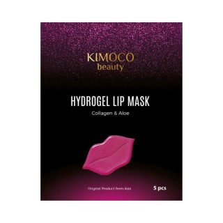 Kimoco Beauty hydrożelowa Maska na usta nawilżająca 5 sztuk