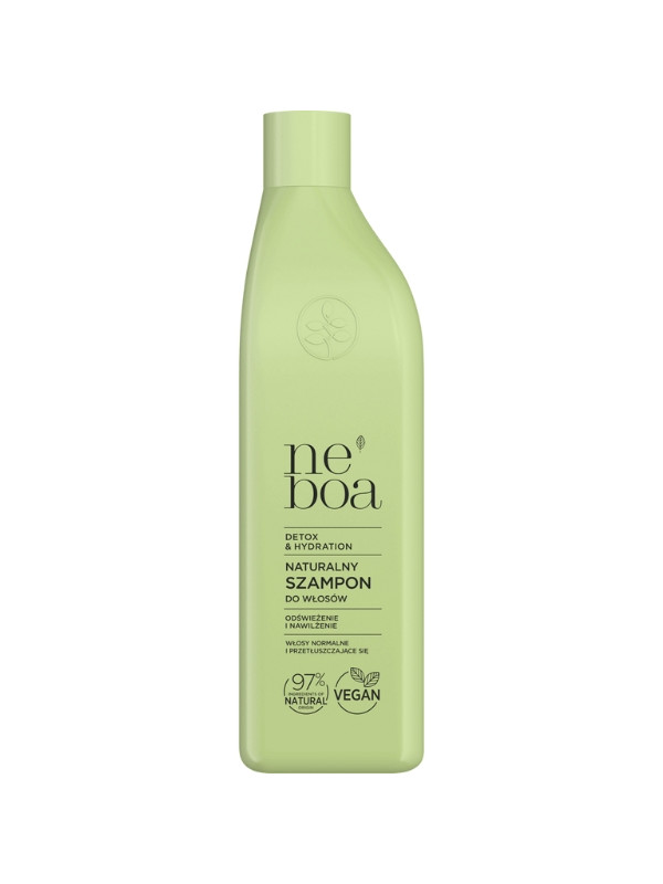 Neboa Detox & Hydration naturalny Szampon do włosów odświeżenie i nawilżenie 300 ml