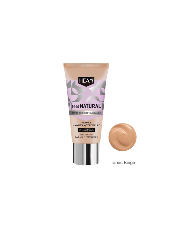 Hean Feel Natural Covering and moisturizing foundation /04/ Tapas Beige 30 ml