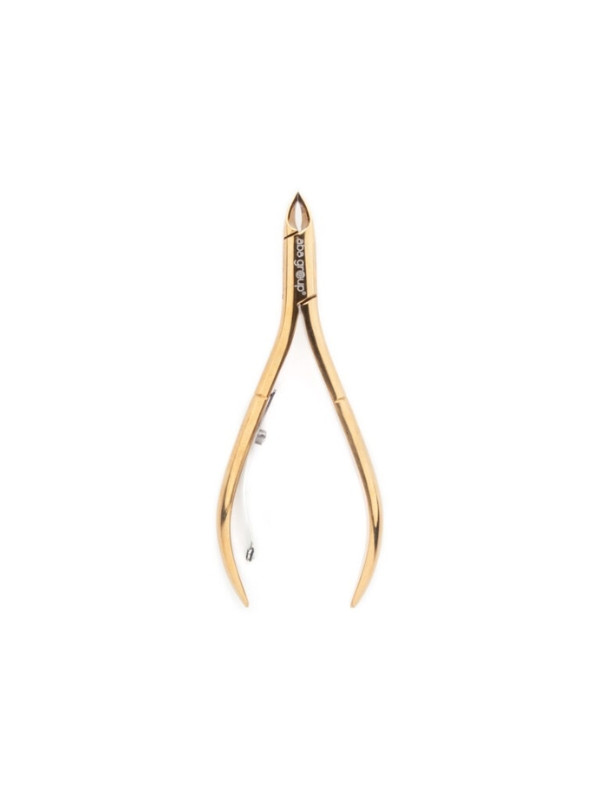 Aba Group Cuticle nipper Premium single-spring Gold 4mm 1 piece