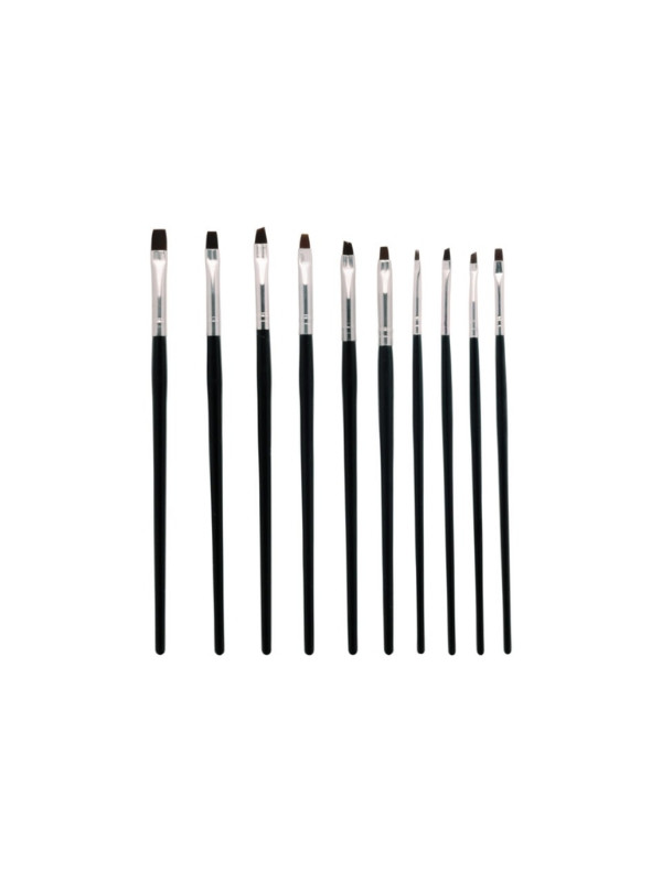 Set of Gel Brushes 10 pcs