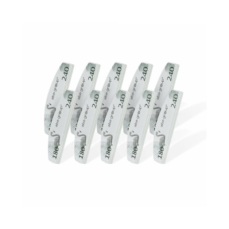 Aba Group Sweet Polerka do paznokci Mini półksiężyc Flaming 180/240 10 sztuk