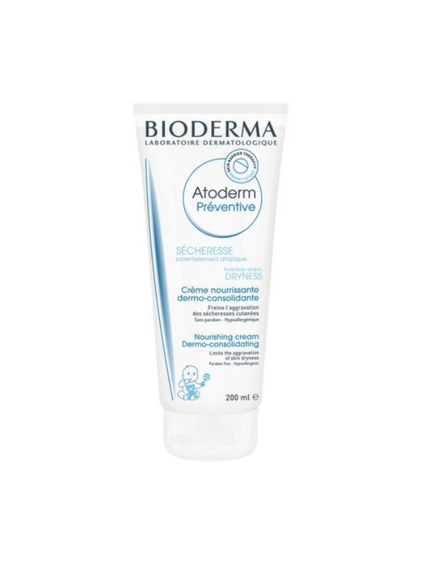 Bioderma Atoderm Preventive Nourishing Cream for dry and atopic skin from birth 200 ml