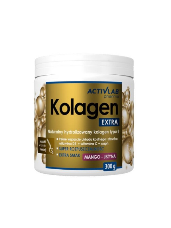 ActivLab Kolagen Extra smak Mango-Jeżyna 300 g