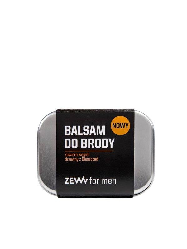 Zew for Men Beard balm for men contains Charcoal from Bieszczad 80 ml