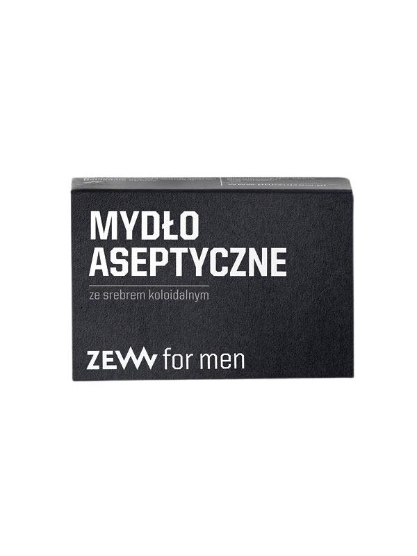 Zew for Men Mydło aseptyczne dla mężczyzn ze srebrem koloidalnym 85 ml