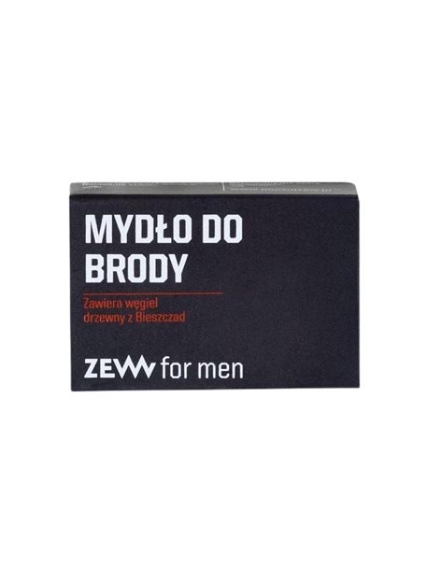 Zew for Men Beard soap for men contains Charcoal from Bieszczad 85 ml