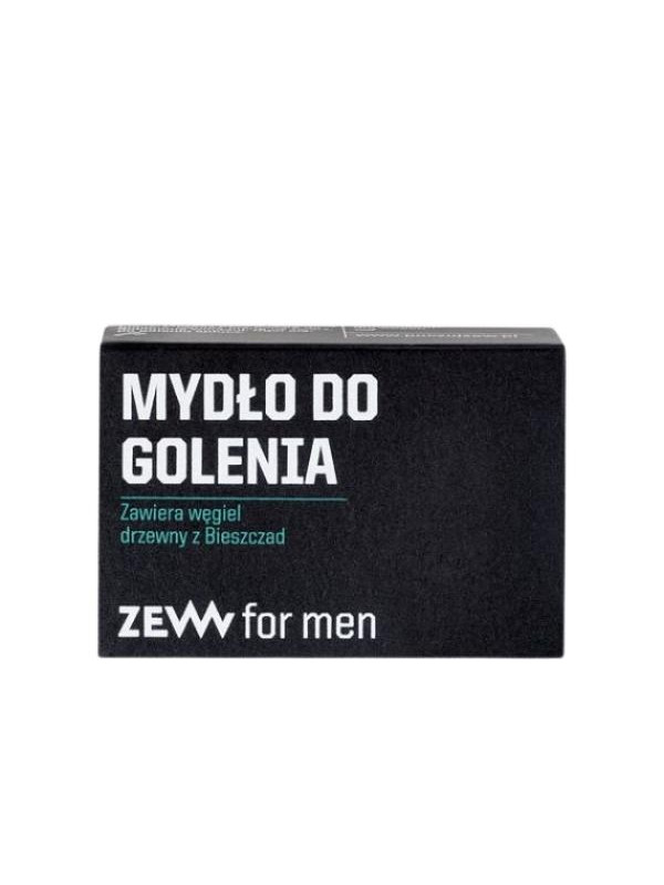 Zew for Men Mydło do golenia dla mężczyzn zawiera Węgiel drzewny z Bieszczad 85 ml