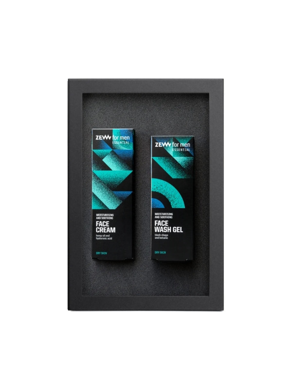 Zew for Men Essential Package for men: Face cream + Face wash gel