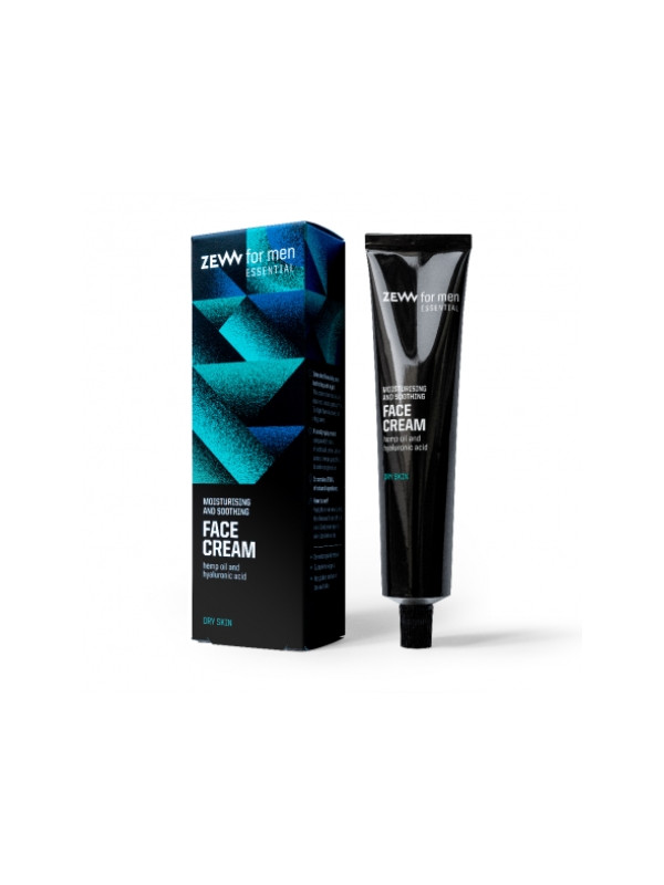 Zew for Men Essential nawilżająco-łagodzący Krem do twarzy dla mężczyzn do skóry suchej 50 ml