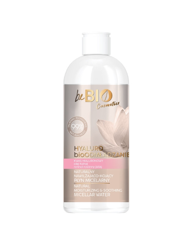 beBio Ewa Chodakowska Hyaluro bioRejuvenation natural Moisturizing and soothing micellar liquid 400 ml