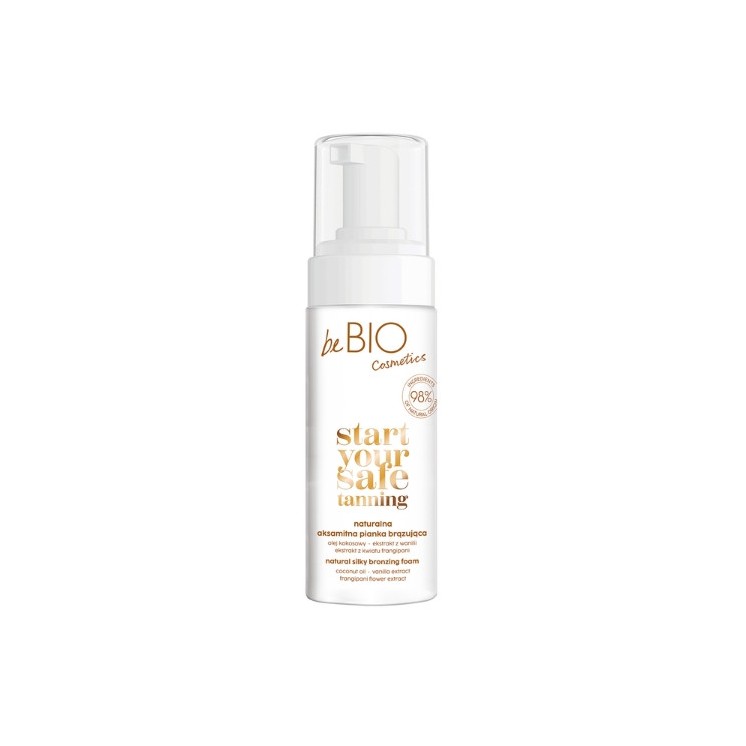 beBio Ewa Chodakowska Start Your Safe Tanning naturalna aksamitna Pianka do ciała brązująca 150 ml