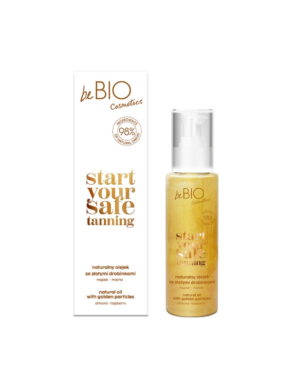 beBio Ewa Chodakowska Start Your Safe Tanning natural Body oil with golden particles 100 ml