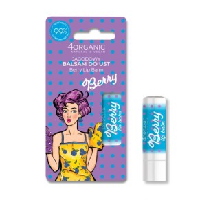 4Organic Pin-up Girl naturalny Balsam do ust Berry 5 g