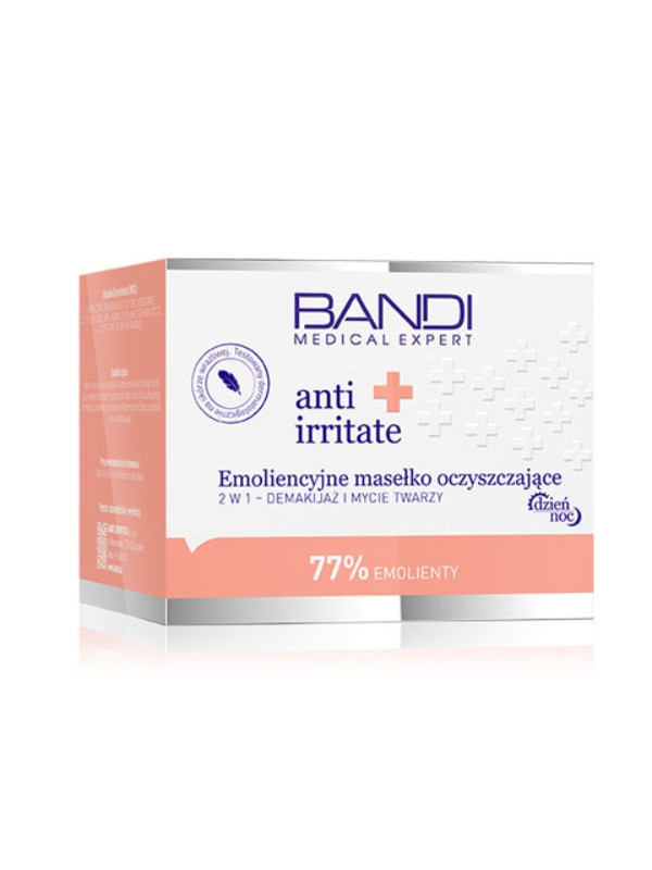 Bandi Medical Expert Anti Irritate emoliencyjne Masełko oczyszczające 2w1 do demakijażu i mycia twarzy 90 ml