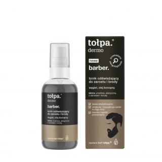 Tołpa Dermo Barber. Refreshing facial and beard tonic for men 75 ml