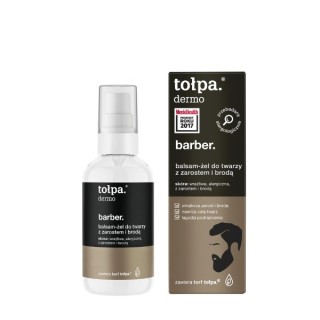 Tołpa Dermo Barber. Balsam-żel do twarzy z zarostem i brodą dla mężczyzn 75 ml