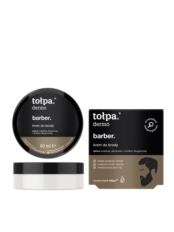 Tołpa Dermo Barber. Beard care cream for men 60 ml