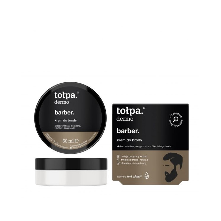 Tołpa Dermo Barber. Krem do pielęgnacji brody dla mężczyzn 60 ml