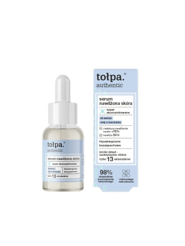 Tołpa Authentic Serum do twarzy nawilżona skóra 30 ml