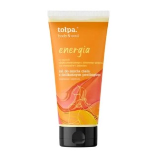 Tołpa Body & Soul Energia Żel do mycia ciała z delikatnym Peelingiem 200 ml