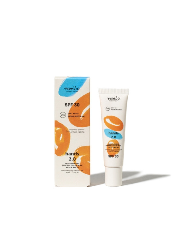 Resibo Hands 2.0 rejuvenating hand cream with Vitamin C and SPF30 30 ml