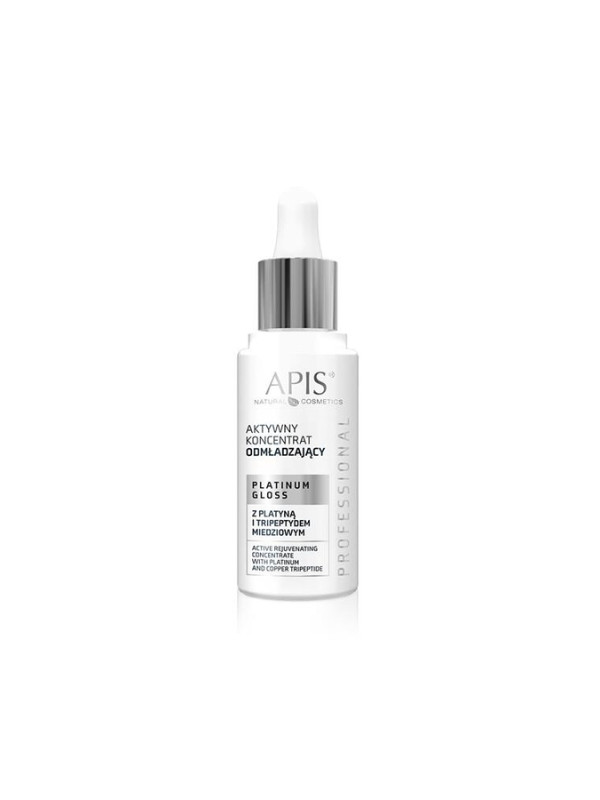 Apis Platinum Gloss active rejuvenating concentrate with platinum and copper tripeptide 30 ml