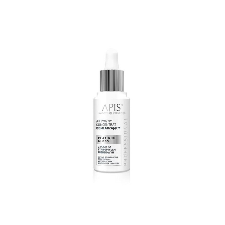 Apis Platinum Gloss active rejuvenating concentrate with platinum and copper tripeptide 30 ml