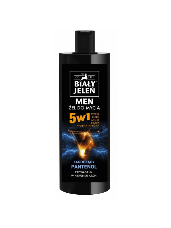 Biały Jeleń Men 5in1 Washing gel for men Soothing Pantenol