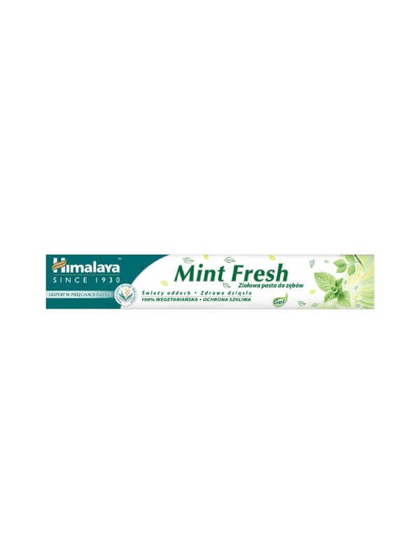 Himalaya ziołowa Pasta do zębów na wrażliwe i krwawiące dziąsła oraz świeży oddech Mint Fresh 75 ml