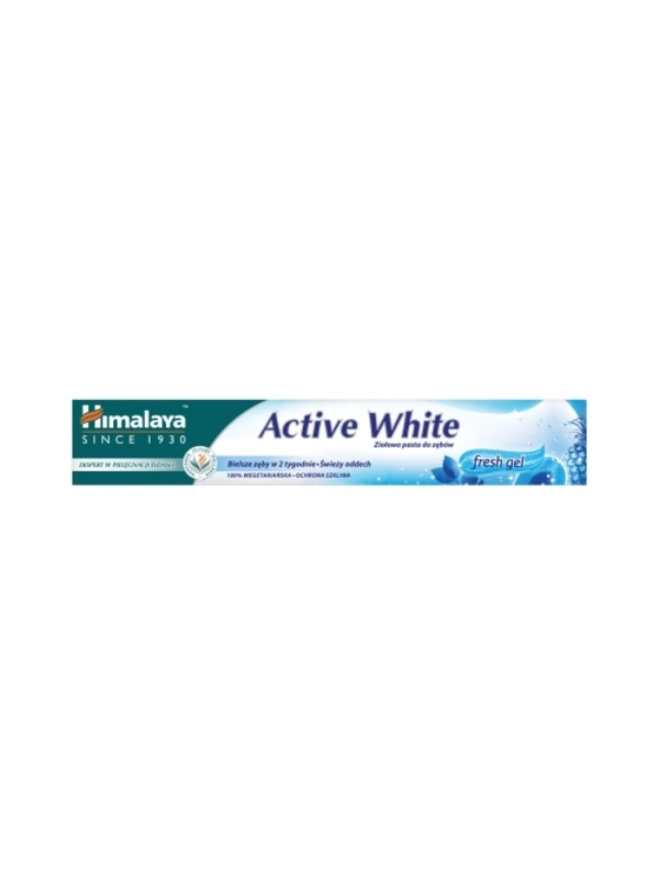 Himalaya ziołowa Pasta do zębów wybielająca w żelu Active White 75 ml