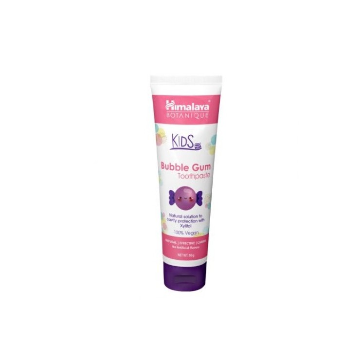 Himalaya Botanique Kids Toothpaste for children Bubble Gum 80 ml