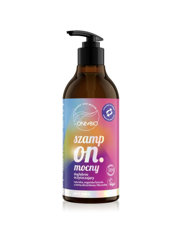 ONLYBIO Reverse Washing Szampon do włosów mocny dogłębnie oczyszczający 400 ml