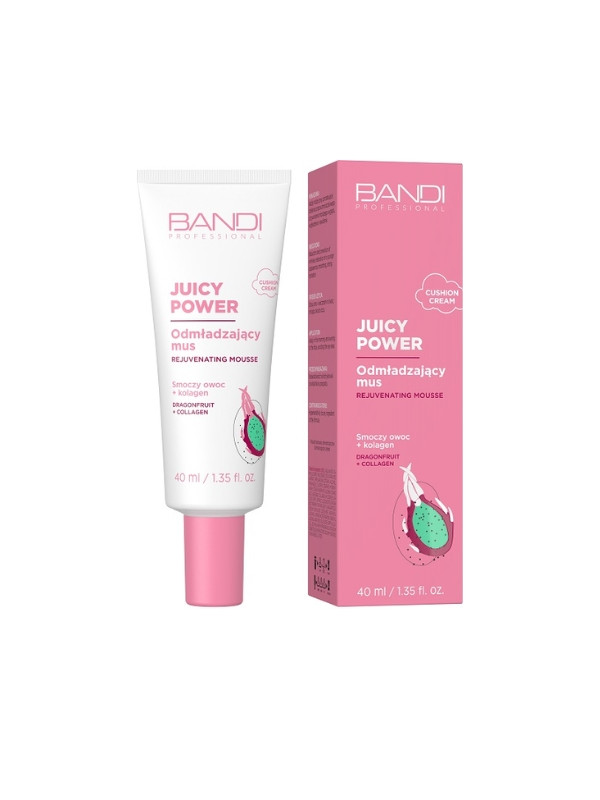 Bandi Juicy Power odmładzający Mus w kremie do twarzy Smoczy Owoc + Kolagen 40 ml