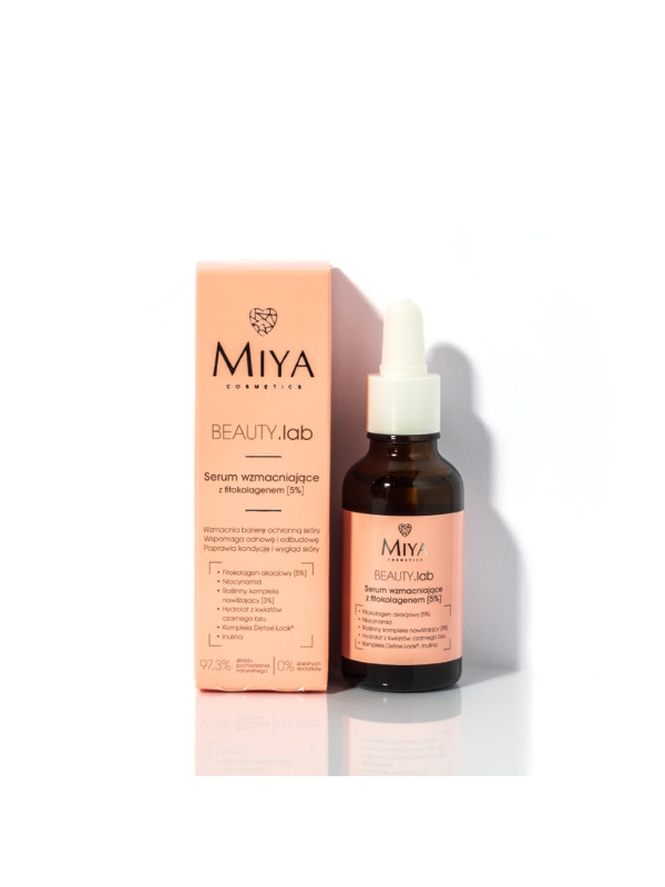 Miya Cosmetics BEAUTY .lab Strengthening face Serum with phytocollagen 5 % 30 ml