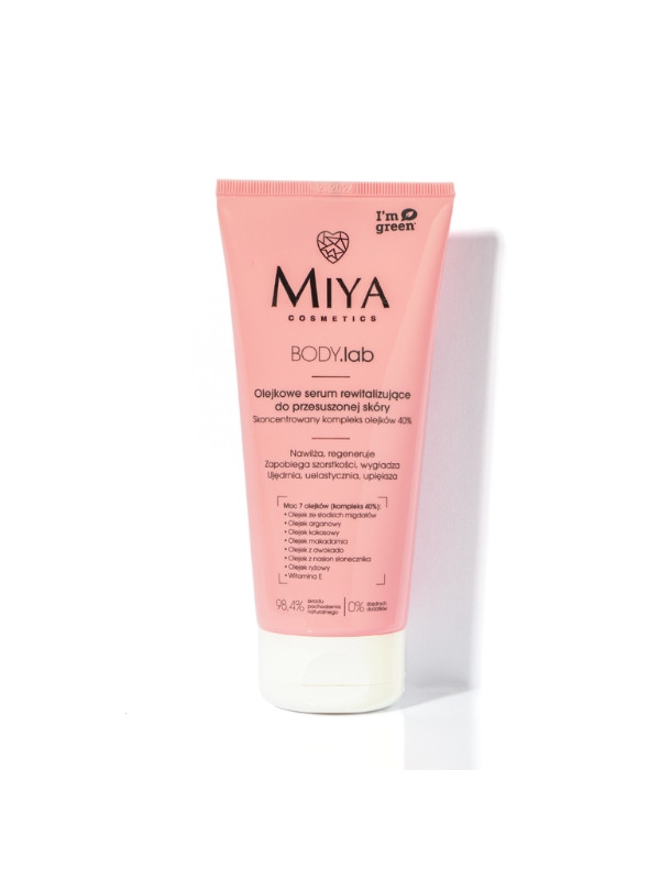 Miya Cosmetics BODY .lab Revitalizing body oil Serum for dry skin 200 ml