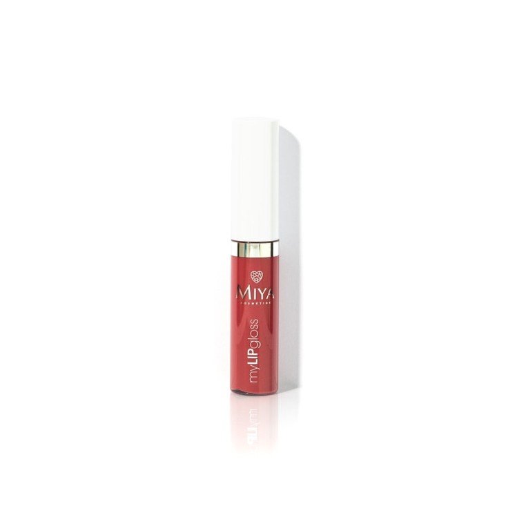 Miya Cosmetics myLIPgloss naturalny nawilżający Błyszczyk do ust z olejkami, woskami i witaminami Dusty Rose 9 ml