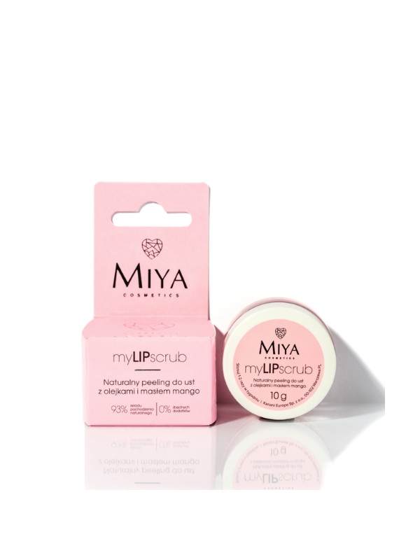 Miya Cosmetics myLIPscrub naturalny Peeling do ust z Olejkami i Masłem Mango 10 gMiya