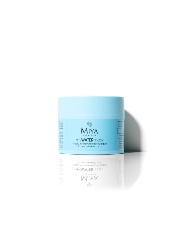 Miya Cosmetics myWATERmask Maska do twarzy i okolic oczu intensywnie nawilżająca 50 ml