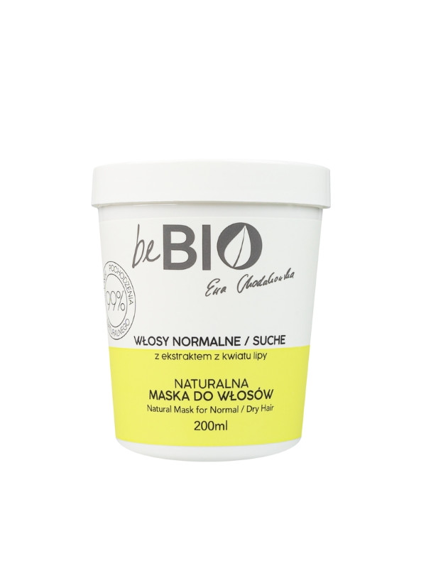 beBIO Ewa Chodakowska natural mask for dry and normal hair Linden flower