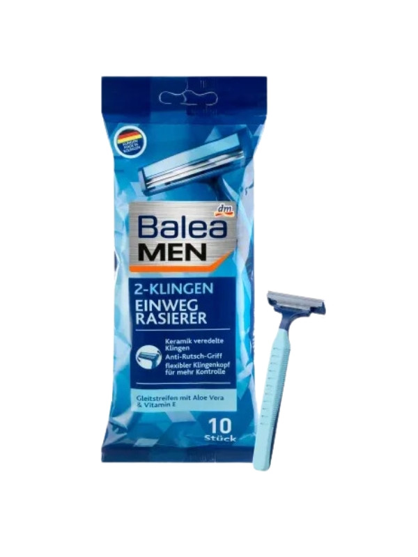 Balea Men Disposable Double Blade Razors 10 Pieces